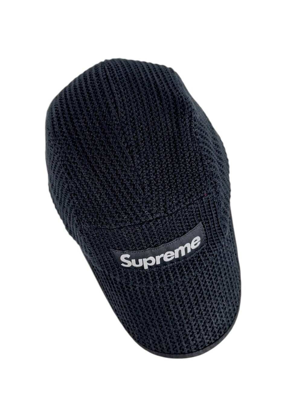 Supreme String Camp Cap Black SS21 Knit Adjustable Hat One Size Unisex